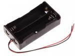 2 Li-ion 18650 batterijhouder